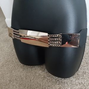 Shiny Gold & Black belt